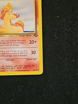 Pokemon TCG Rapidash Jungle 44/64 Unlimited Uncommon Card LP Condition - Image 4