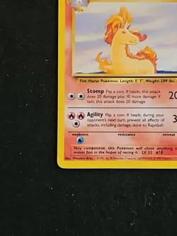 Pokemon TCG Rapidash Jungle 44/64 Unlimited Uncommon Card LP Condition - Image 5