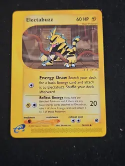 Pokemon TCG Electabuzz Expedition Card 76/165 Regular Uncommon - Image 1