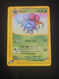 Pokemon TCG Gloom Expedition 78/165 2002 WOTC E Reader Card Near Mint Condition - Image 1