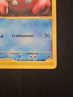Krabby Expedition E-Reader 115/165 LP NM Pokemon TCG WOTC Vintage Card Common - Image 4