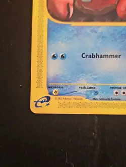 Krabby Expedition E-Reader 115/165 LP NM Pokemon TCG WOTC Vintage Card Common - Image 5