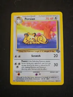 Pokemon TCG Persian Jungle Unlimited Uncommon Card 42/64 LP Condition Vintage - Image 1