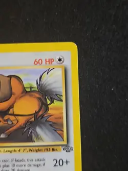 Pokemon TCG Tauros Jungle Card 47/64 Unlimited Uncommon WOTC LP 1999 Vintage - Image 3