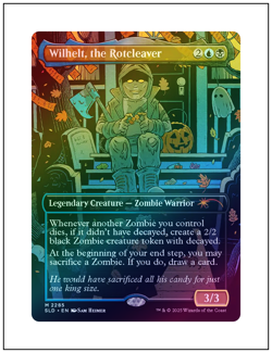 1x Wilhelt, the Rotcleaver, Secret Lair Drop Foil, Magic MTG NM - Image 1