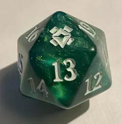 Magic the Gathering - MTG - Zendikar Rising - 20 Sided Die - Image 1