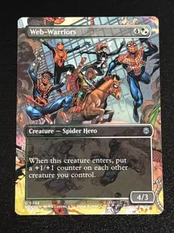 MTG Universes Beyond: Spider-man Web-Warriors Borderless 0203 NM - Image 1