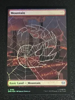 MTG Universes Beyond: Spider-man Mountain Foil 0192 NM - Image 1