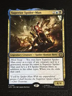 MTG Universes Beyond: Spider-man Superior Spider-Man 0155 NM Rare - Image 1