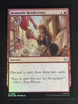 MTG Universes Beyond: Spider-man Romantic Rendezvous Foil 0086 NM - Image 1