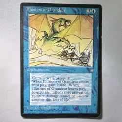 Magic: The Gathering Illusions of Grandeur Enchantment Ice Age Rare Regular Eng… - Image 1