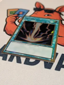 Raigeki MGED-EN038 1st Edition - Premium Gold Rare – Near Mint | Yu-Gi-Oh! TCG - Image 2