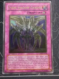 Yugioh Cyber Shadow Gardna 1st Edition Ultimate Rare CDIP-EN058 LP/NM - Image 1