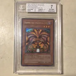 2002 Konami Yugioh! Exodia the Forbidden One LOB-124 Ultra Rare 1st Ed BGS 7 - Image 1
