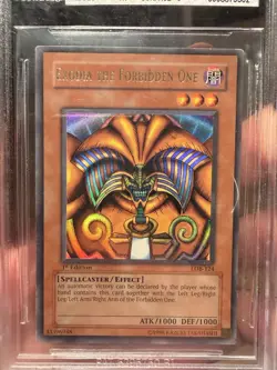 2002 Konami Yugioh! Exodia the Forbidden One LOB-124 Ultra Rare 1st Ed BGS 7 - Image 4
