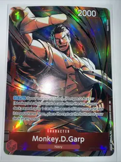 Monkey D. Garp (Alt Art) OP13-016 R Carrying on His Will - ONE PIECE TCG English - Image 1