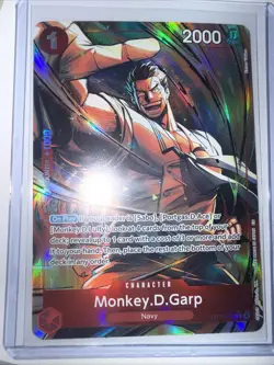Monkey D. Garp (Alt Art) OP13-016 R Carrying on His Will - ONE PIECE TCG English - Image 3