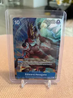 Bandai One Piece CCG Edward Newgate OP13-042 Blocker Special 10 Cost 12000 - Image 1