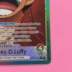 Monkey.D.Luffy (001) (Alternate Art) OP13-001 Carrying On His Will Foil - Image 5
