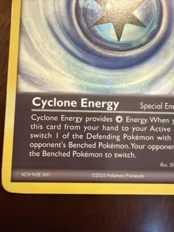 Cyclone Energy 99/115 EX Unseen Forces - Reverse Holo Pokemon Card -Stamped LP - Image 5