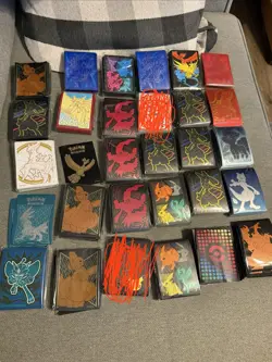 pokemon etb card sleeves lot - Image 1