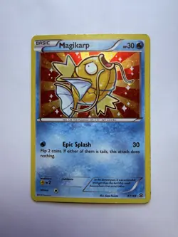Pokemon TCG Shiny Magikarp Black Star Holo Promo Card XY143 - Image 1