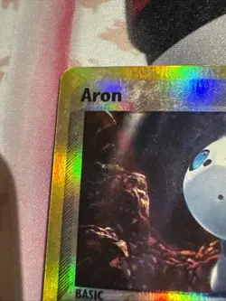 Aron 49/109 Ruby and Sapphire Reverse Holo NM/LP Pokemon Card - Image 3