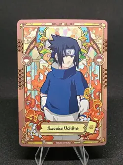 Sasuke Uchiha NRSA01-SP-002L5 Naruto Kayou Heavens Scroll English Card NM - Image 1
