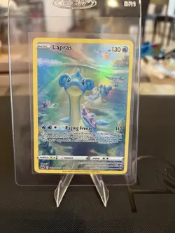 Pokemon TCG Lapras Holo Ultra Rare Card Crown Zenith Galarian Gallery GG05/GG70 - Image 1