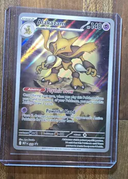 Alakazam Full Art 009 Mega Evolution Promo Holo Pokemon TCG Card - Image 1