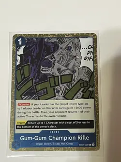 Gum-Gum Champion Rifle EB01-028 R Memorial Collection - ONE PIECE Card Game - Image 1
