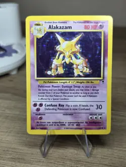 Pokemon Card Alakazam 1/110 Legendary Collection Set Holo Rare - Image 3