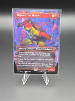 Raphael, the Muscle (0004) (Borderless) Commander: Teenage Mutant Ninja Turtles - Image 1