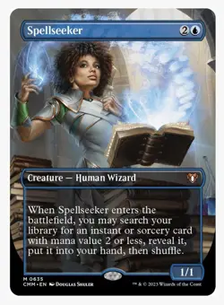 Spellseeker (Borderless) Commander Masters Regular - Image 1