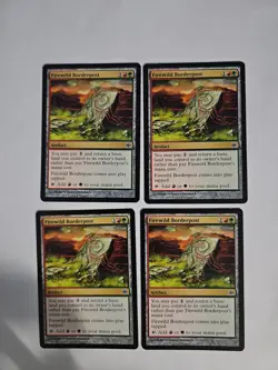 MtG Firewild Borderpost LP x4 - Alara Reborn - Image 1