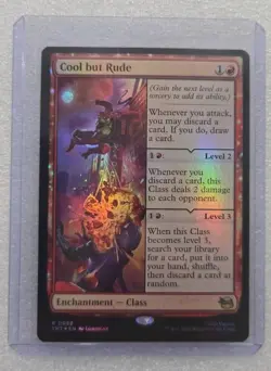 Cool But Rude - R 0089 - Foil - MTG - TMNT - Teenage Mutant Ninja Turtles ￼ - Image 1