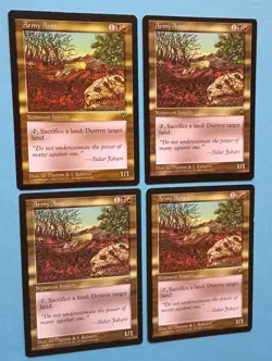 Magic the Gathering MTG Visions ARMY ANTS X 4 U LP/EX 1997 NICE! - Image 2