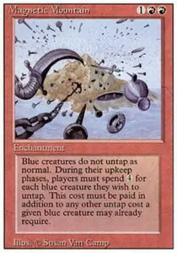 Magnetic Mountain Revised Edition Played MTG Magic DNA GAMES - Image 1