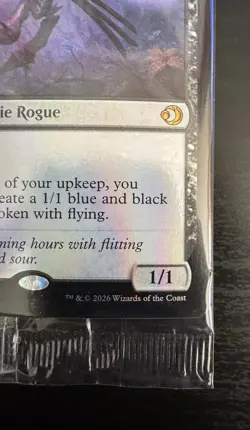 Bitterbloom Bearer Lorwyn Eclipsed Foil Sealed Prerelease Promo MTG 0088 Mythic - Image 4