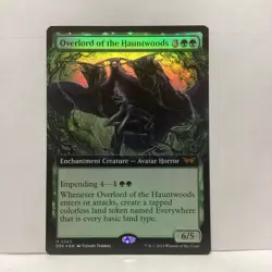 Magic: The Gathering Overlord of the Hauntwoods Extended Foil Duskmourn Mythic - Image 1