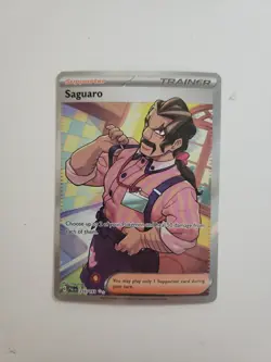 Saguaro 255/193 Sv02: Paldea Evolved Holo (Pokemon TGC) VLP - Image 1