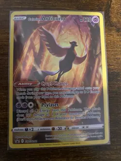 Galarian Articuno SWSH282 Crown Zenith Black Star Promo Pokemon Card LP - Image 1