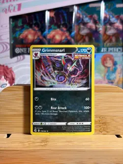 GRIMMSNARL 178/264 Fusion Strike Holo Rare Holo Pokemon TCG Near Mint - Image 1