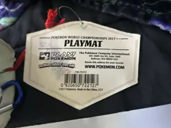Pokemon World Championships 2017 Playmat Anaheim Pikachu Rowlet Litten TCG - Image 2