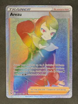 Arezu 204/196 Pokemon TCG Secret Rare SWSH11: Lost Origin Near Mint - Image 1