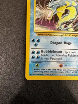 Pokemon TCG Gyarados Base Set 6/102 Holo 1999-2000 Wizards Base Set Copyright... - Image 3