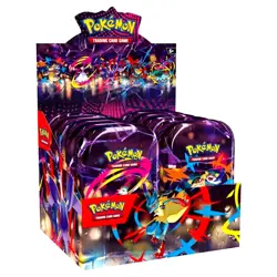 Pokemon TCG Mega Heroes Mini Tin Display Factory Sealed 10 Mini Tins - Image 2