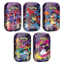Pokemon TCG Mega Heroes Mini Tin Display Factory Sealed 10 Mini Tins - Image 3