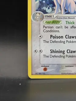 Pokemon Persian FireRed & LeafGreen 44/112 Reverse Holo Uncommon 2004 - Image 5