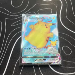 Pokemon Surfing Pikachu VMAX Ultra Rare Holo 009/025 Celebrations 310 HP Max Su… - Image 3